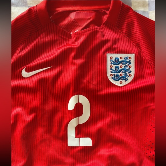 Nike Dri-Fit Ladies England Shirt - Red - Size S - Picture 6 of 9